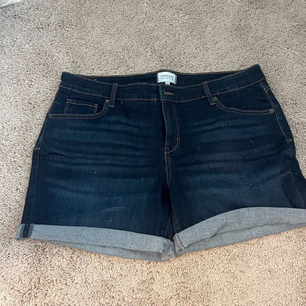 Crown & Ivy Jean Shorts